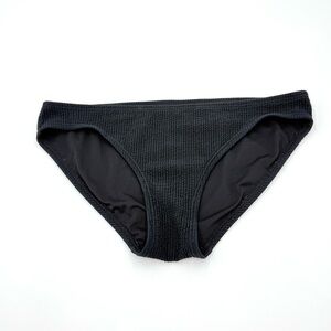 MICHAEL Michael Kors Black Textured Bikini Bottom Size M